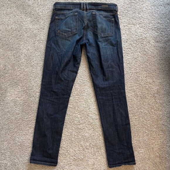 KUT Catherine Low Rise Boyfriend Distressed Jeans - size 4 - Picture 2 of 7